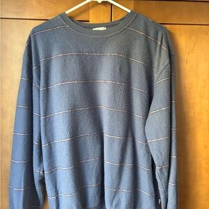 Katin Men's Navy Striped Crewneck medium